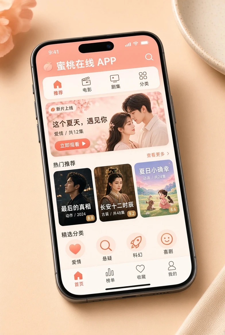 蜜桃在线移动阅读场景